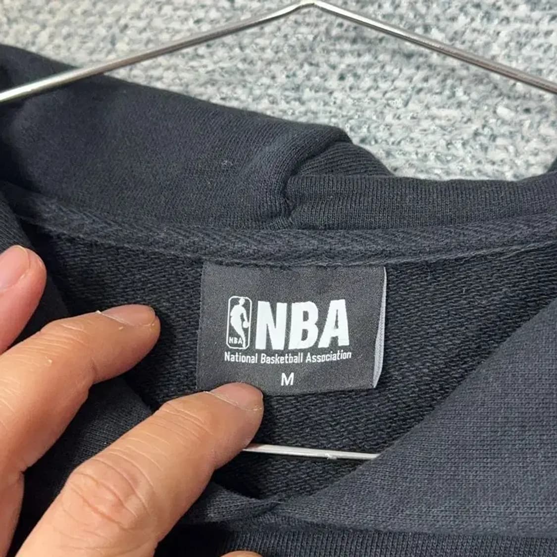 NBA 새크라맨토 프린팅 블랙 후드티 M 상품이미지3