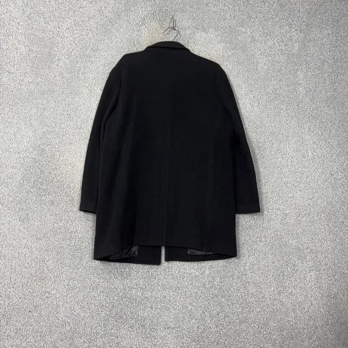 지오지아 캐주얼 남성 블랙 클래식 울 코트 105 상품이미지2