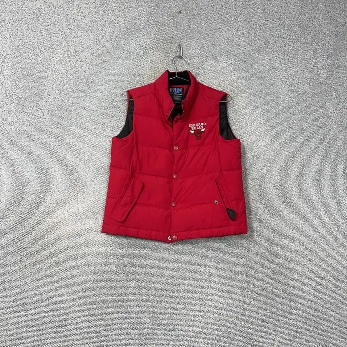 NBA 시카고불스 레드 패딩 조끼 XS 상품이미지1