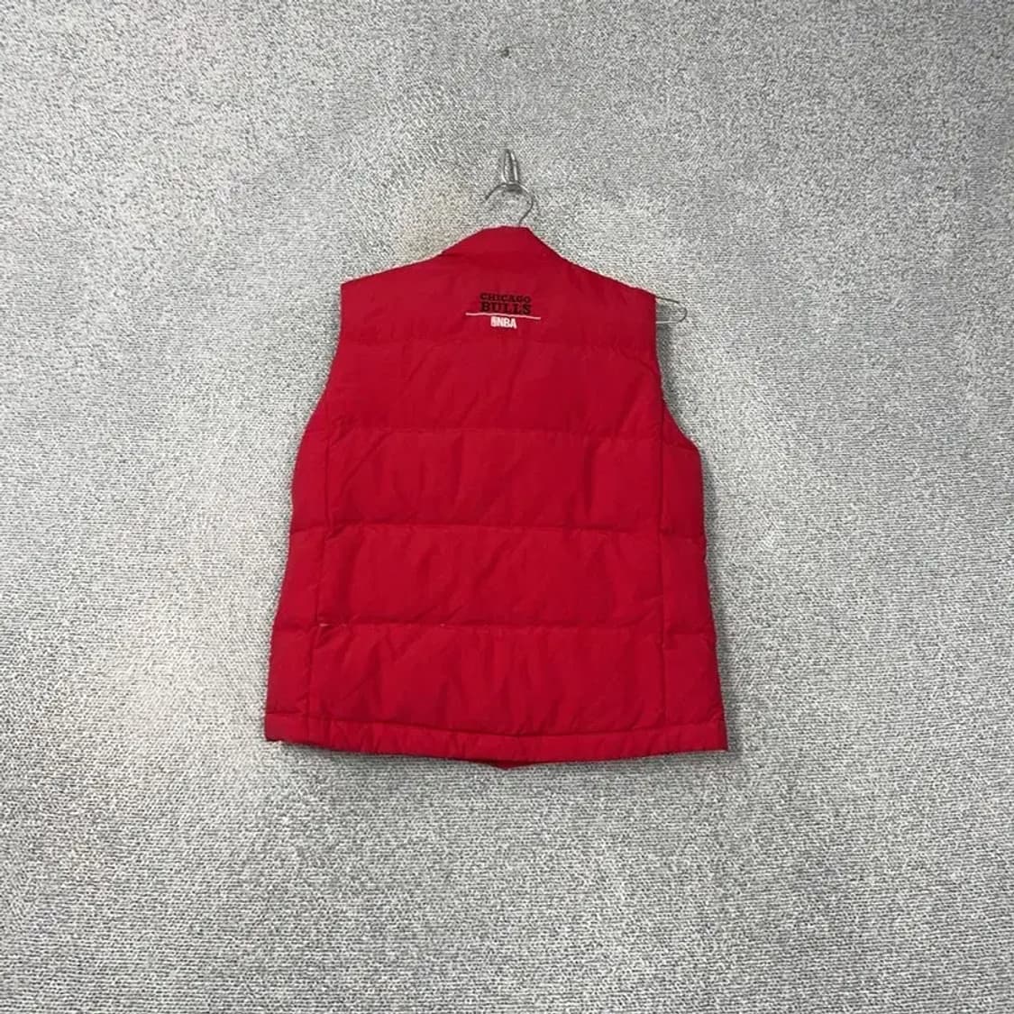 NBA 시카고불스 레드 패딩 조끼 XS 상품이미지2