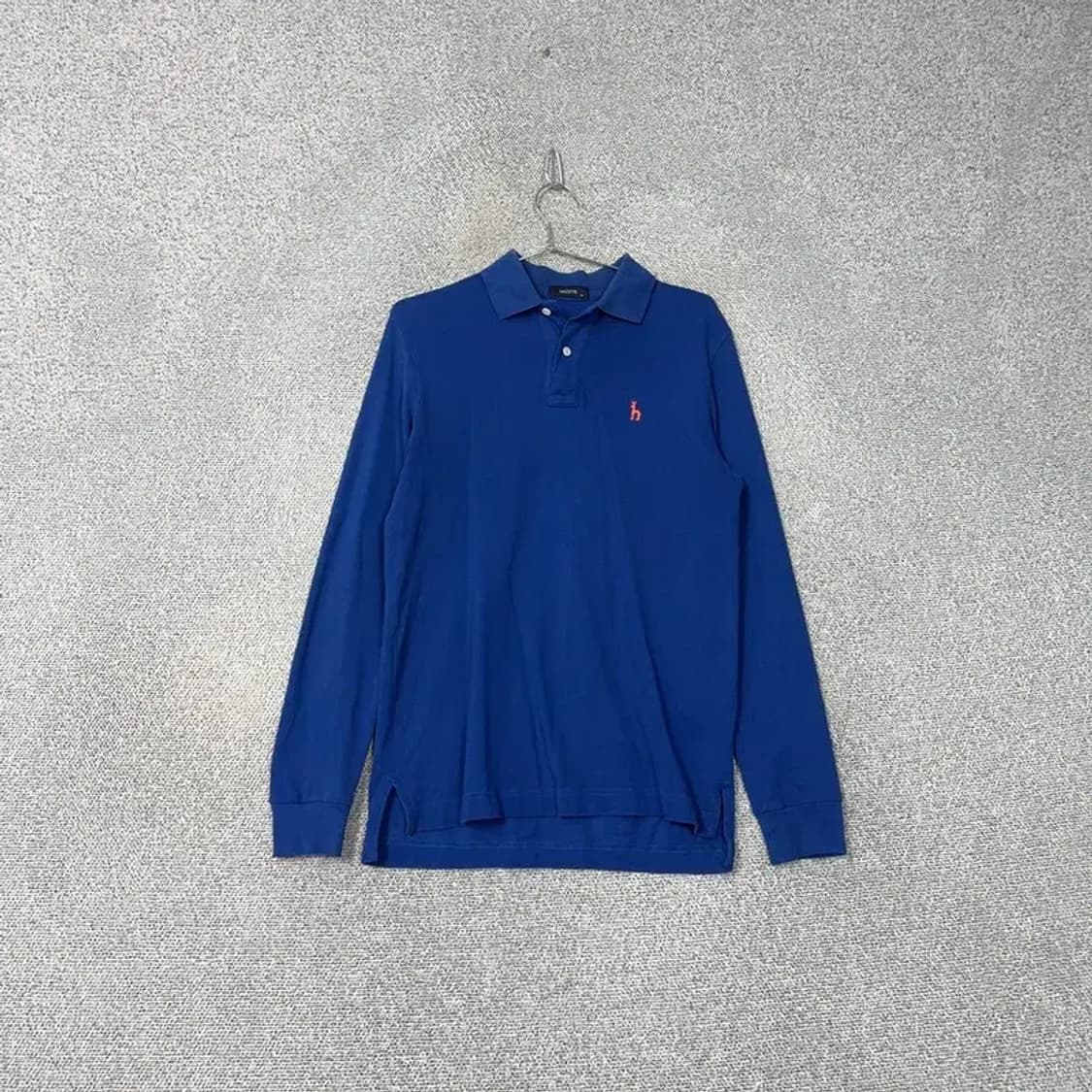 해지스 남성 캐주얼 블루 로고 카라티 95 상품이미지1