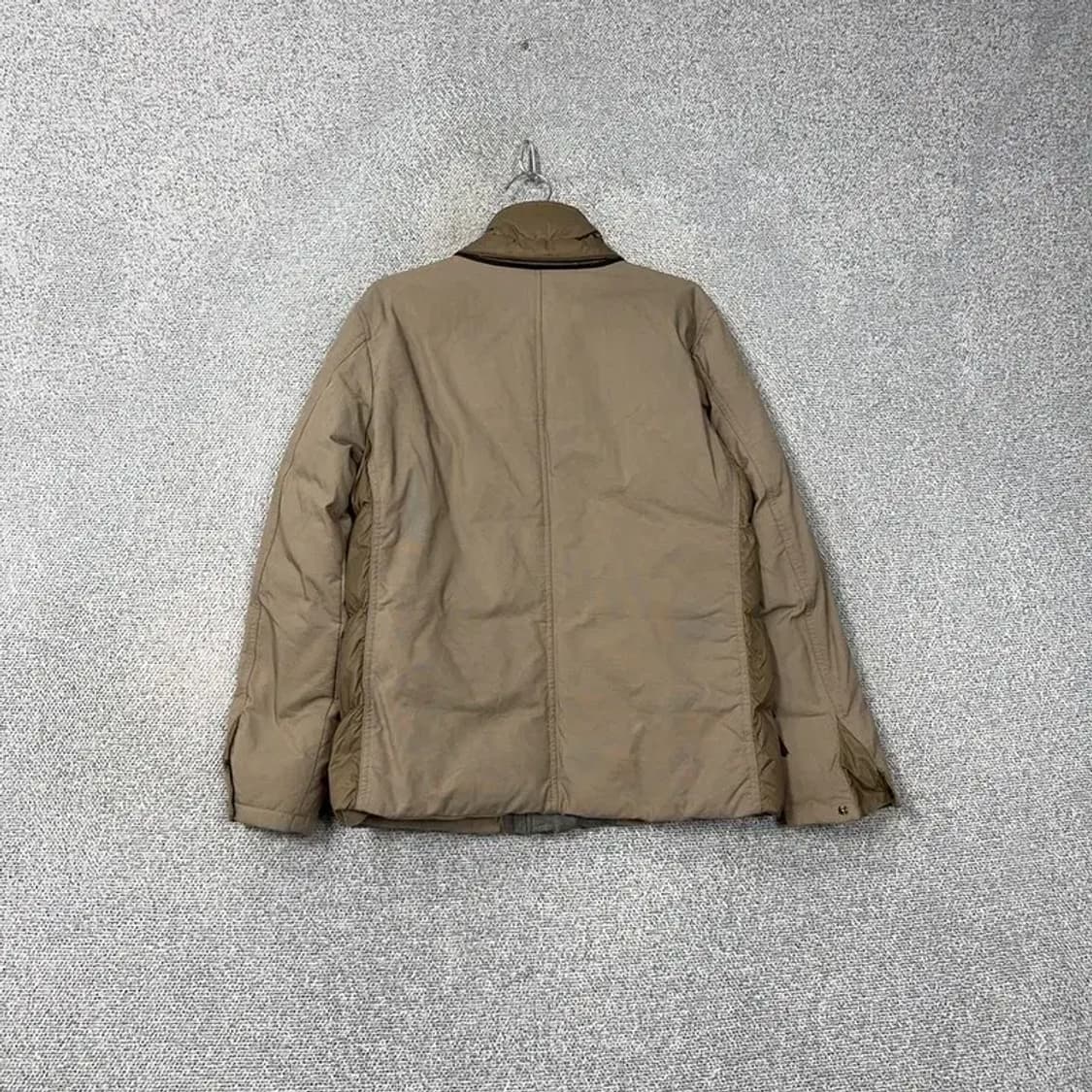 해지스 빈티지 베이지 투톤 포켓 클래식 구스다운 패딩 100 상품이미지2