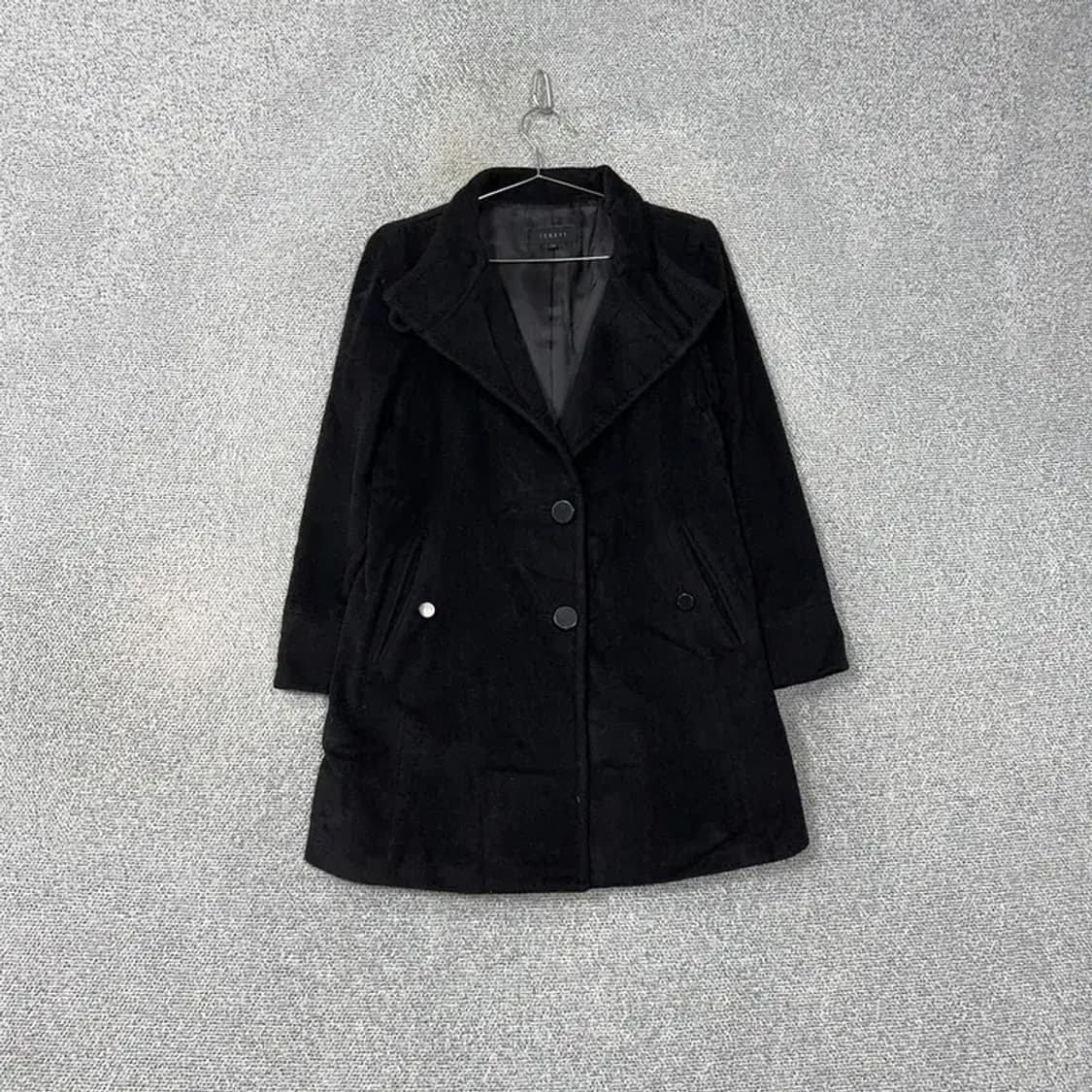 톰보이 여성 블랙 캐시미어 코트 85 상품이미지1