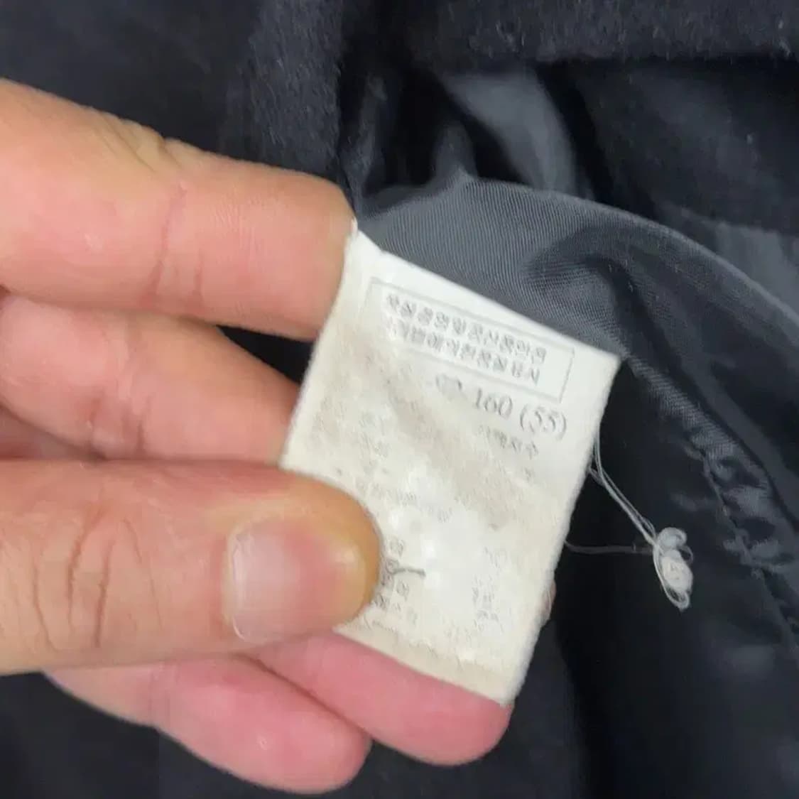 톰보이 여성 블랙 캐시미어 코트 85 상품이미지7