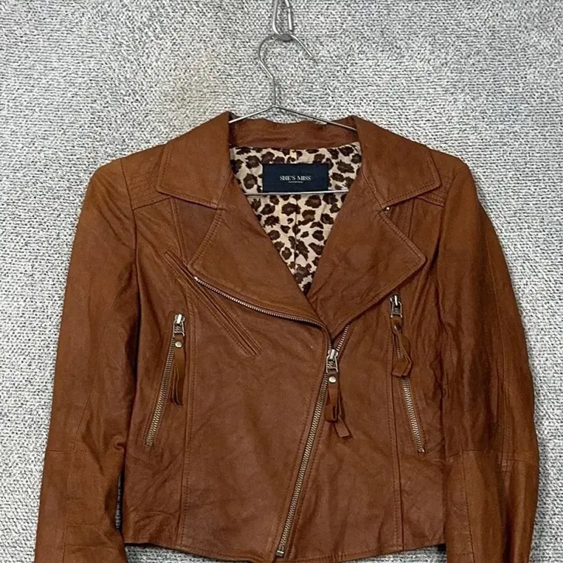 쉬스미스 천연가죽 브라운 자켓 55 상품이미지3
