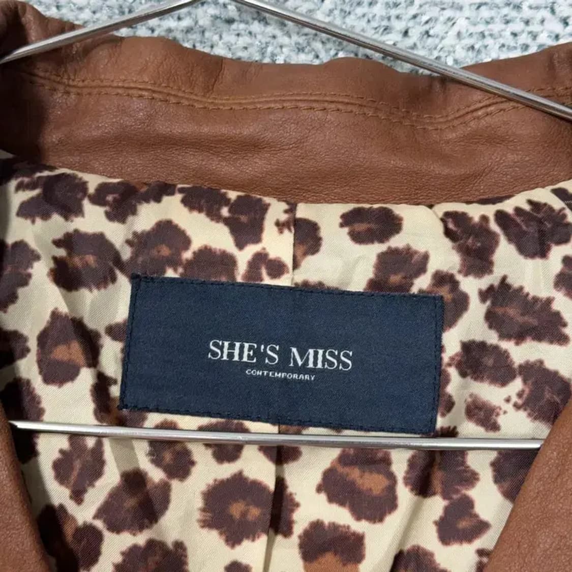 쉬스미스 천연가죽 브라운 자켓 55 상품이미지5