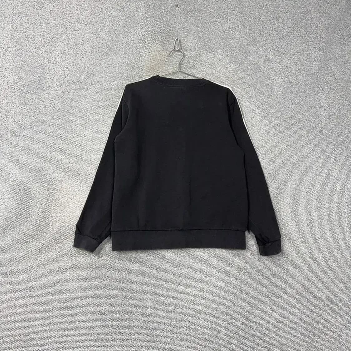 아디다스 하단 로고 삼선 블랙 맨투맨 XL 상품이미지2