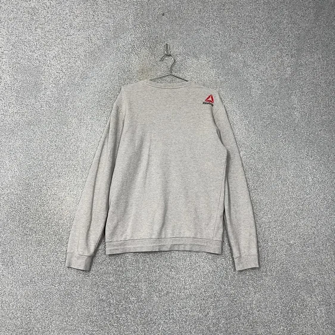 리복 라이트 그레이 캐주얼 남성 맨투맨 100 상품이미지2