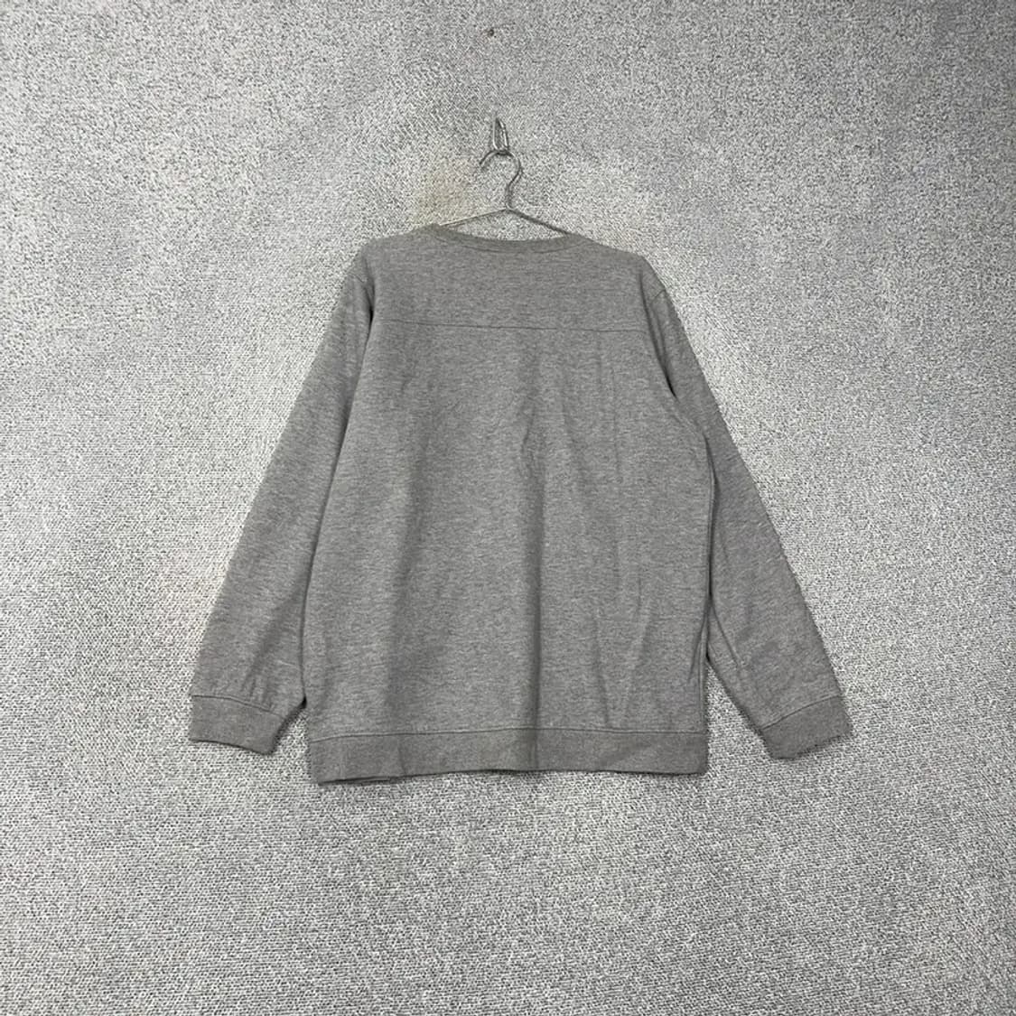 콜롬비아 그레이 프린팅 오버핏 맨투맨 XXL 상품이미지2