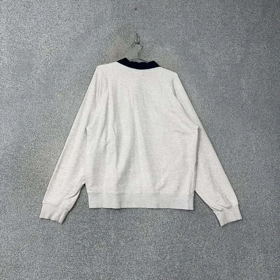 트래블 캐주얼 로고 그레이 럭비 오버핏 카라티 XL 상품이미지2