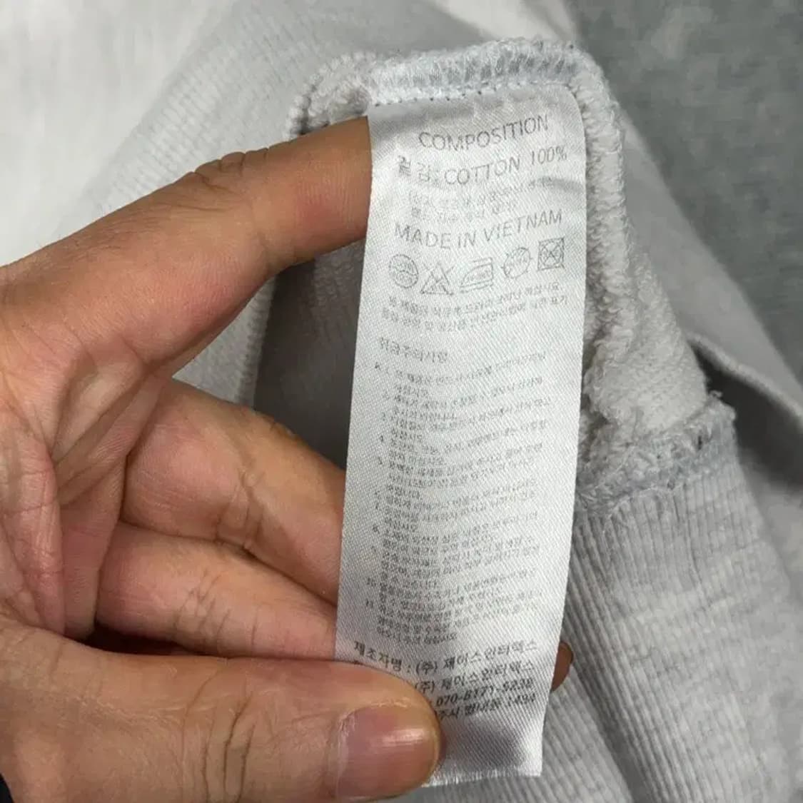 트래블 캐주얼 로고 그레이 럭비 오버핏 카라티 XL 상품이미지4