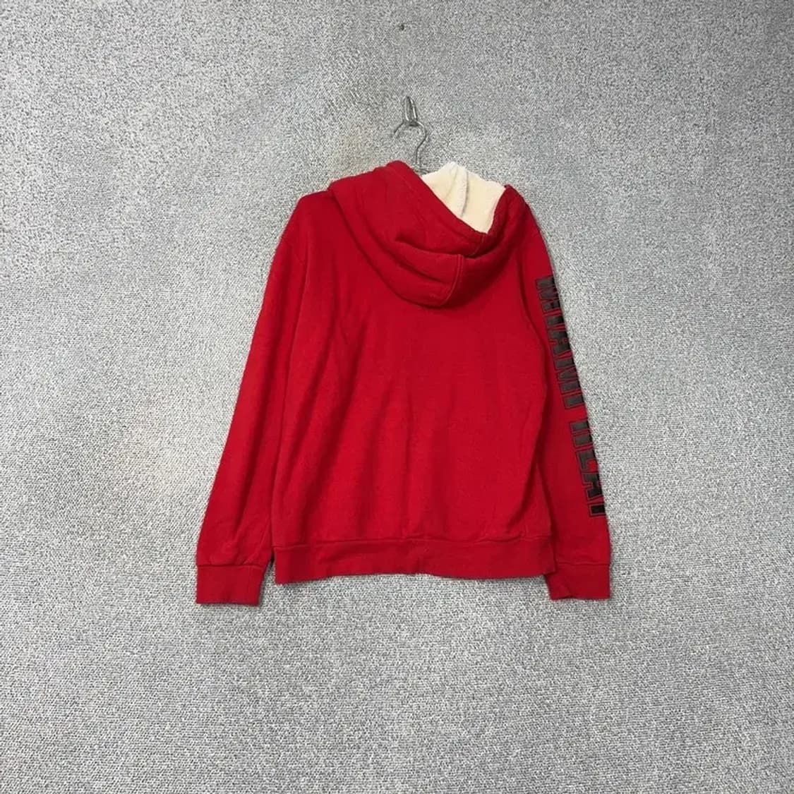 NBA 레드 마이애미 히트 양털 오버핏 후드티 M 상품이미지2