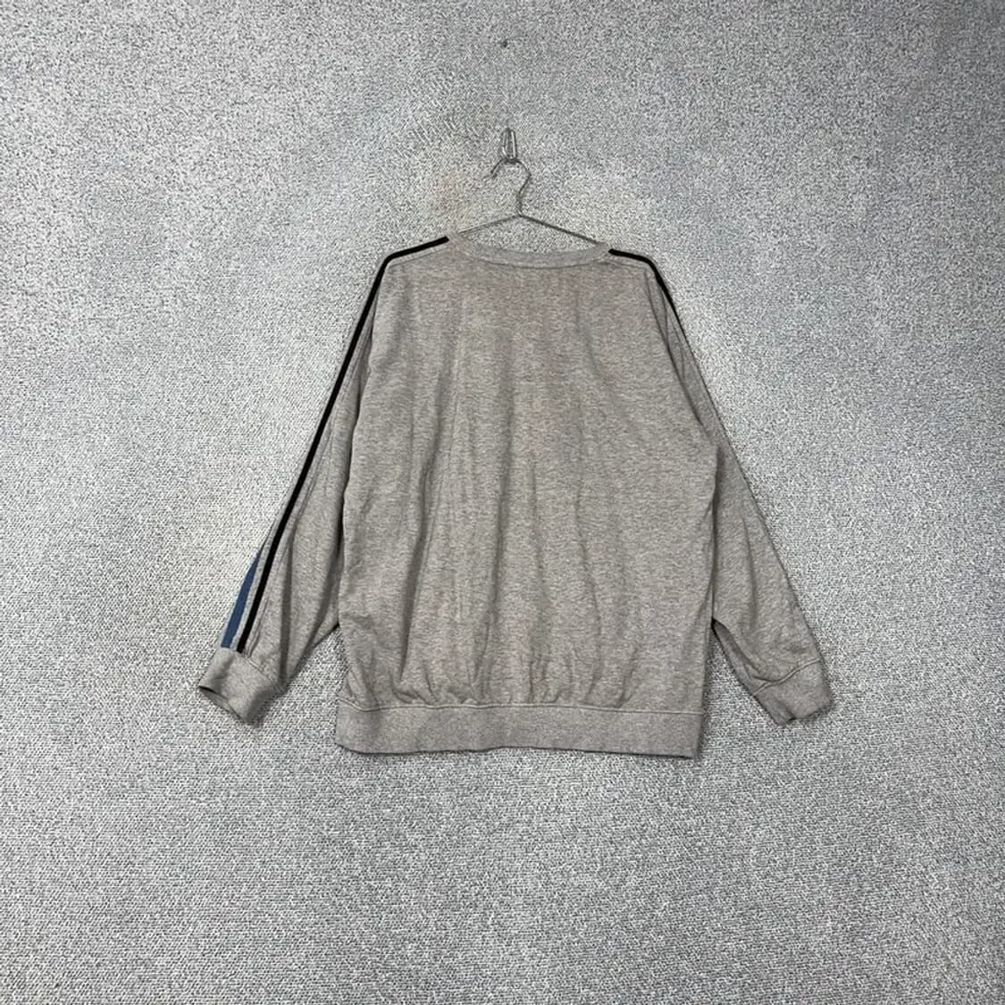 엘레쎄 빈티지 사이드라인 딥그레이 오버핏 맨투맨 105 상품이미지2