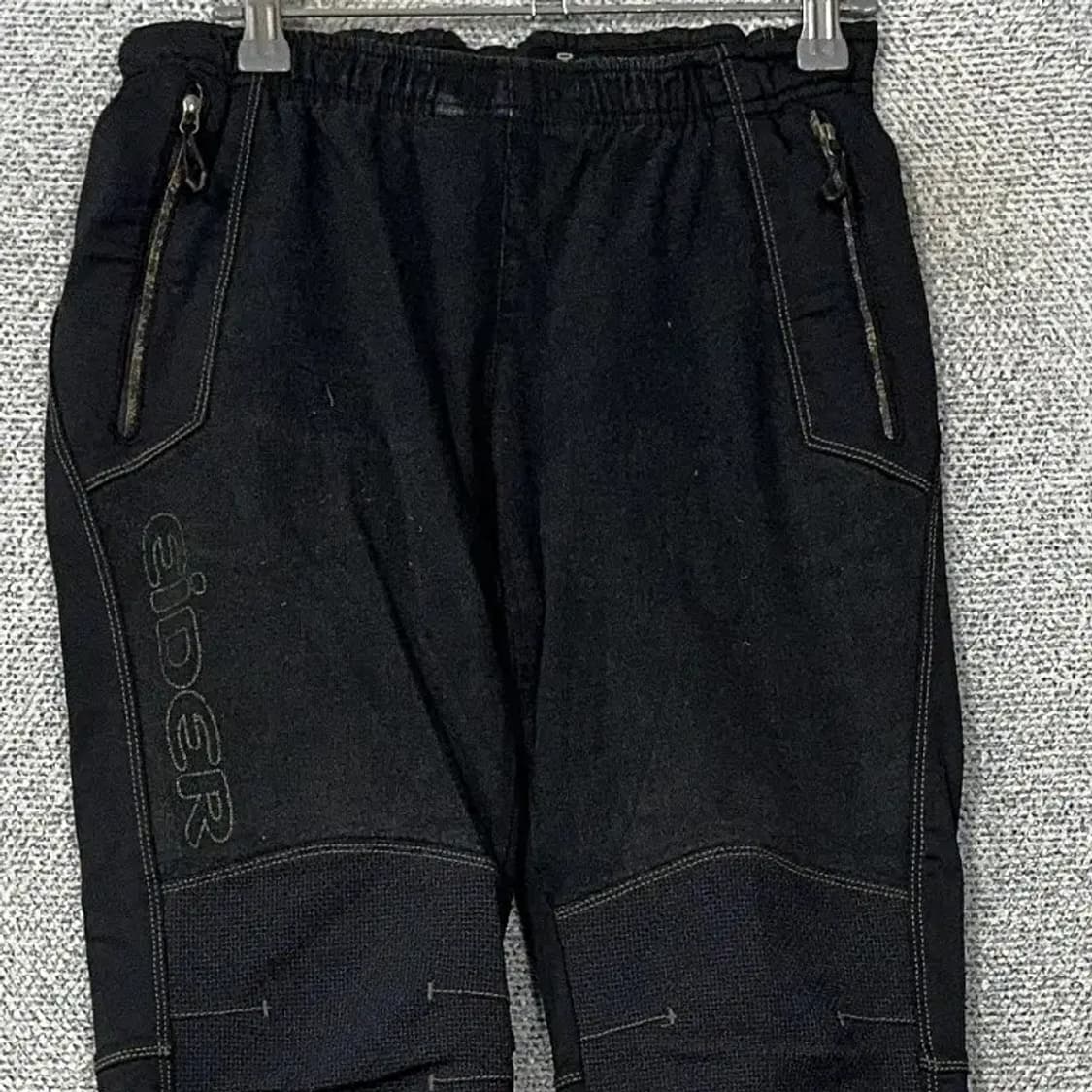 아이더 블랙 로고 기능성 등산 운동 바지 28 상품이미지3