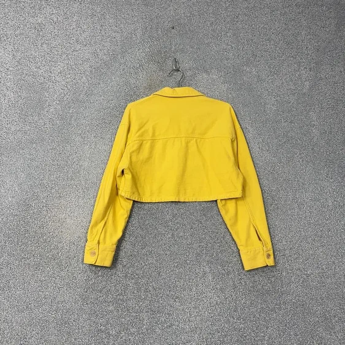 자라 옐로우 여성 캐주얼 크롭 코튼 트러커 자켓 S 상품이미지2