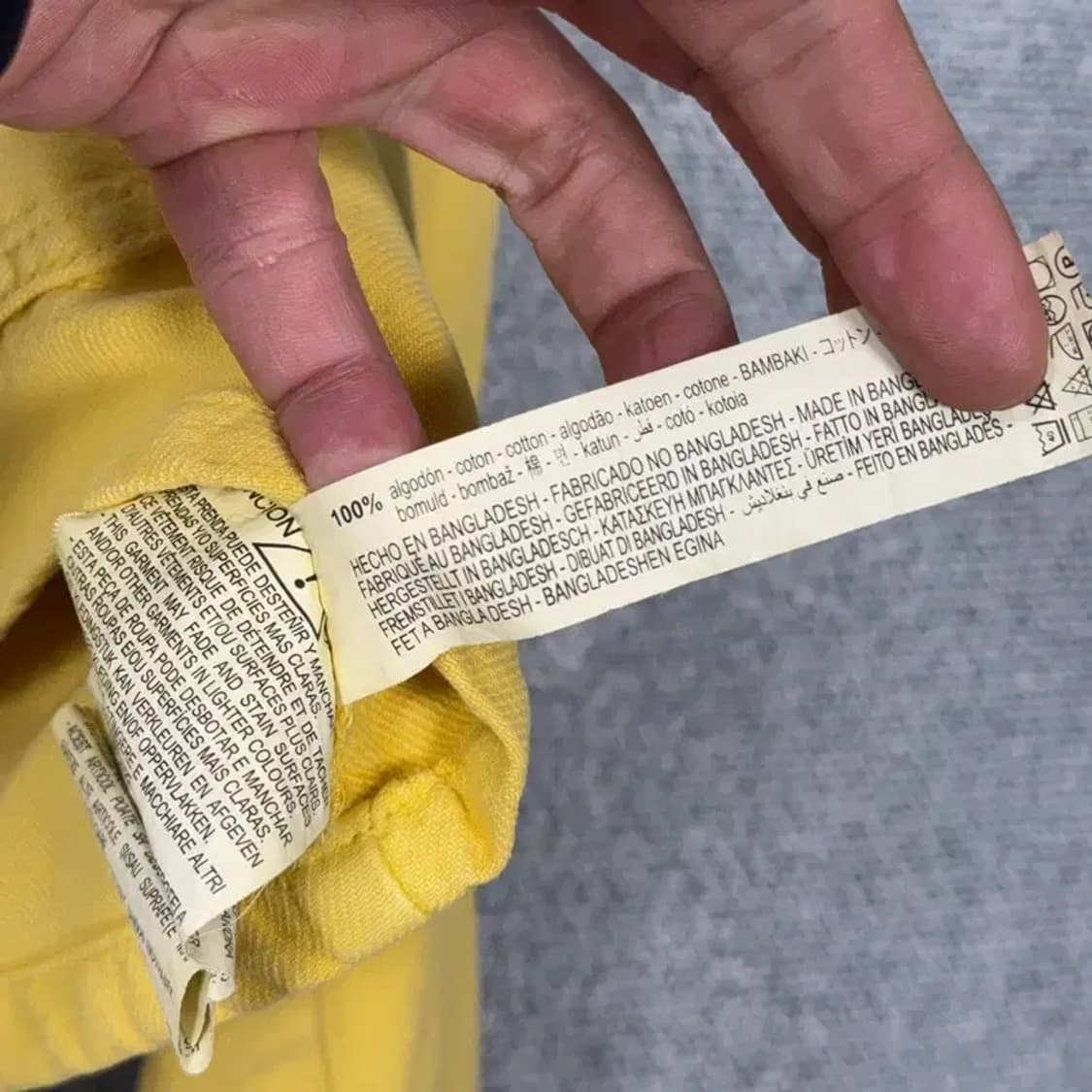 자라 옐로우 여성 캐주얼 크롭 코튼 트러커 자켓 S 상품이미지4