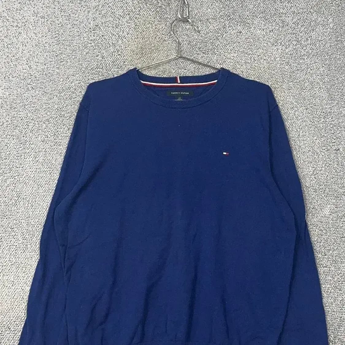 타미힐피거 로고 네이비 니트 L 상품이미지3