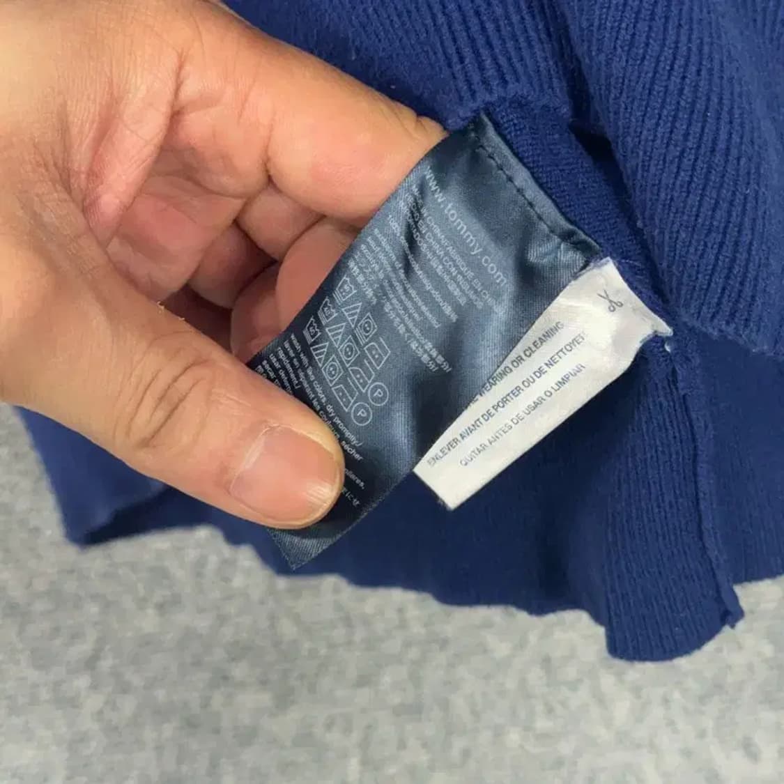 타미힐피거 로고 네이비 니트 L 상품이미지6