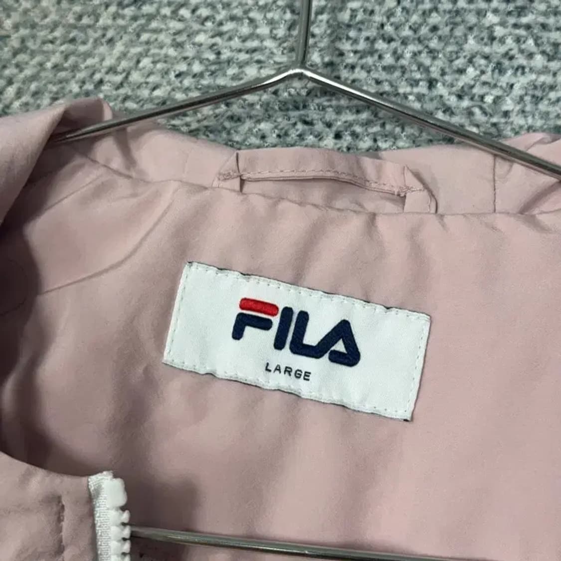 휠라 여성 핑크 바람막이 L 상품이미지3