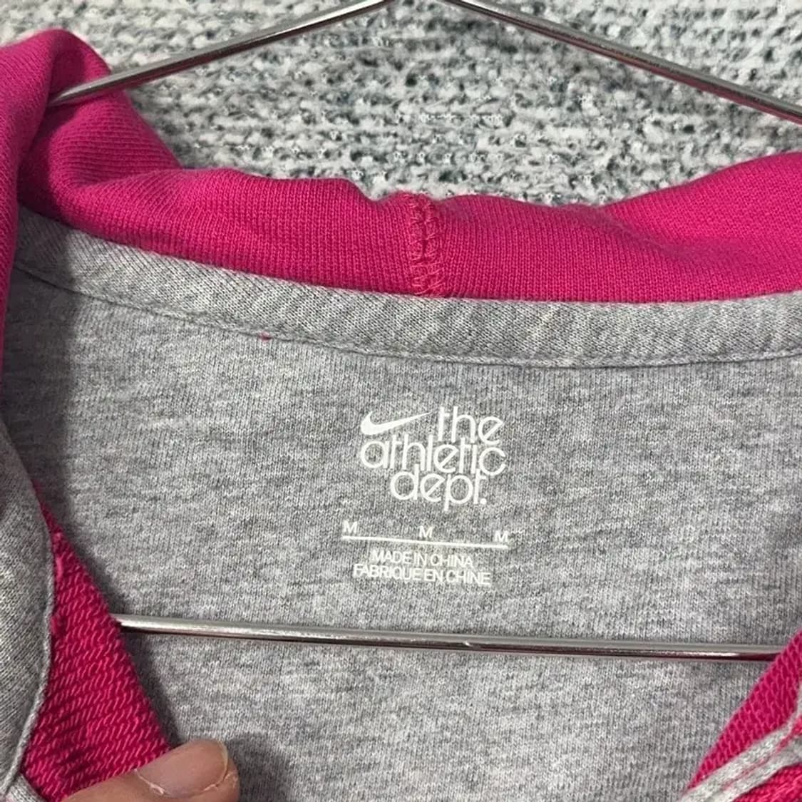 나이키 로고 핑크 후드집업 M 상품이미지3