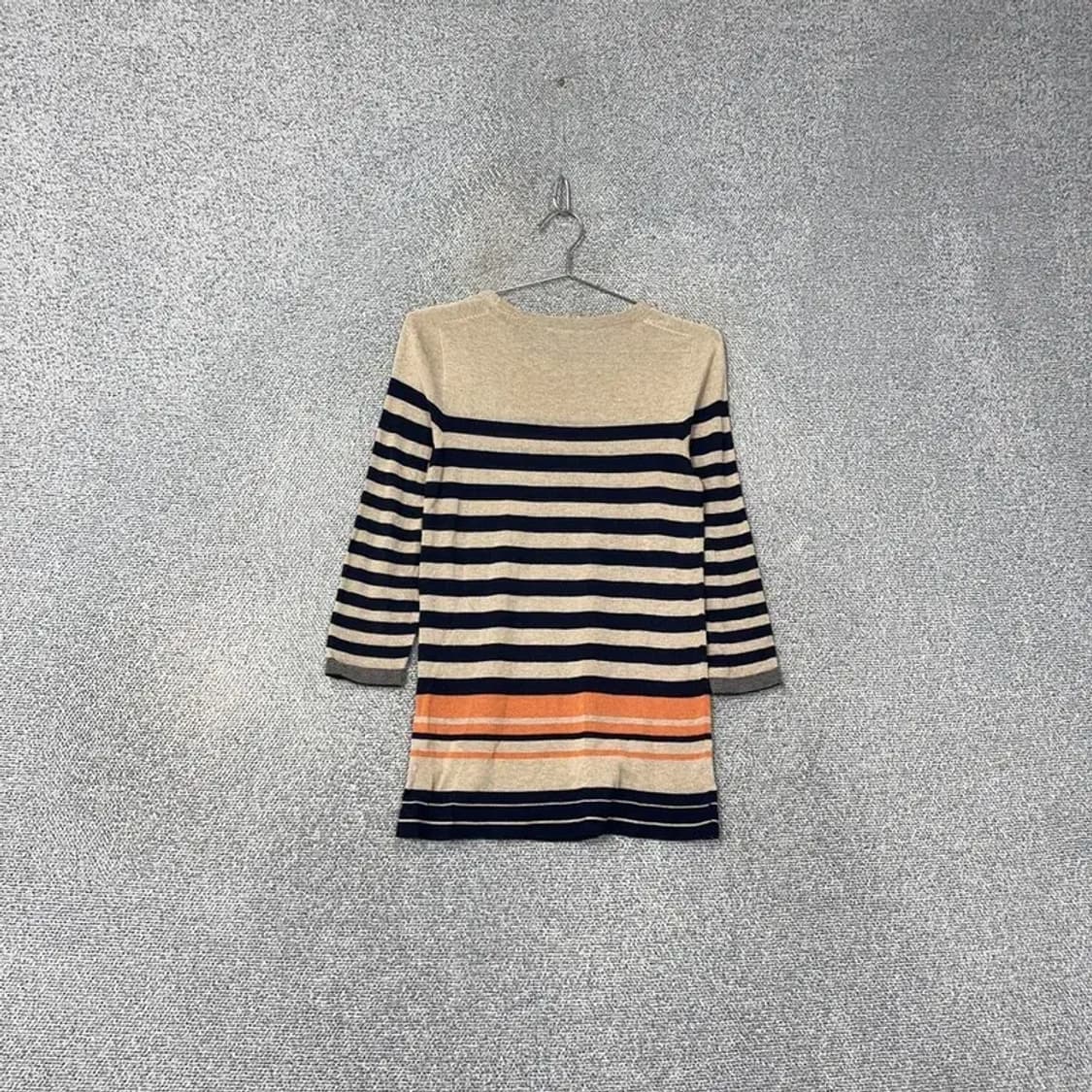 키이스 캐주얼 스트라이프 베이지 니트 69 상품이미지2