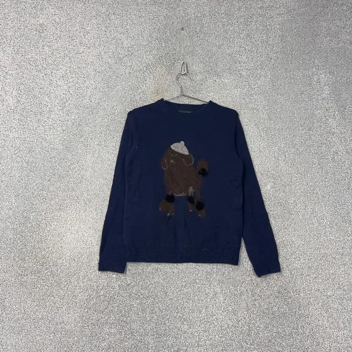 올리브데올리브 양모 네이비 니트 1사이즈 상품이미지1