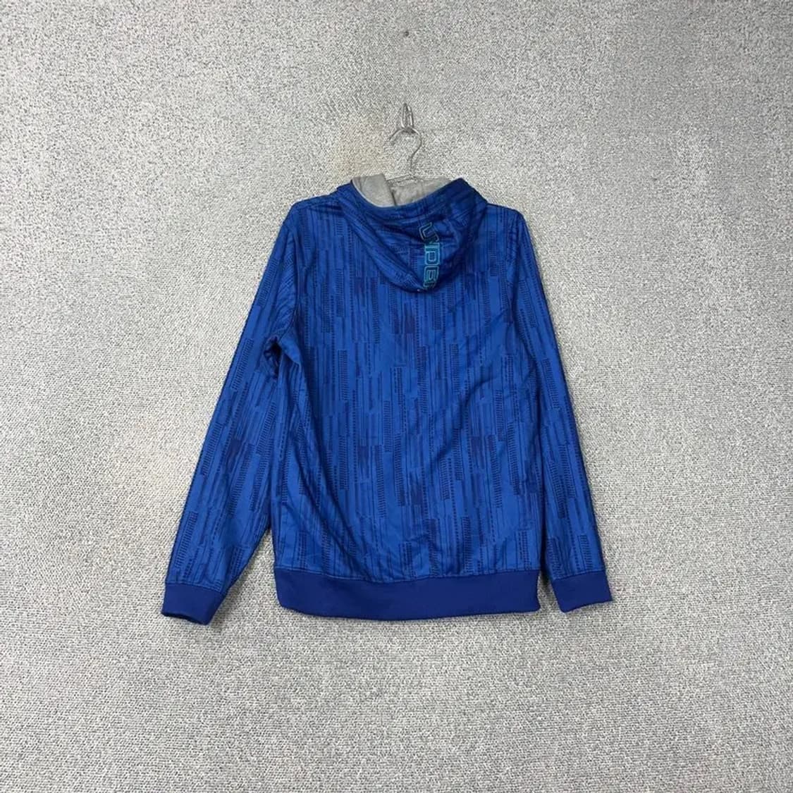 언더아머 프린팅 블루 빅로고 기능성 후드티 S-M 상품이미지2