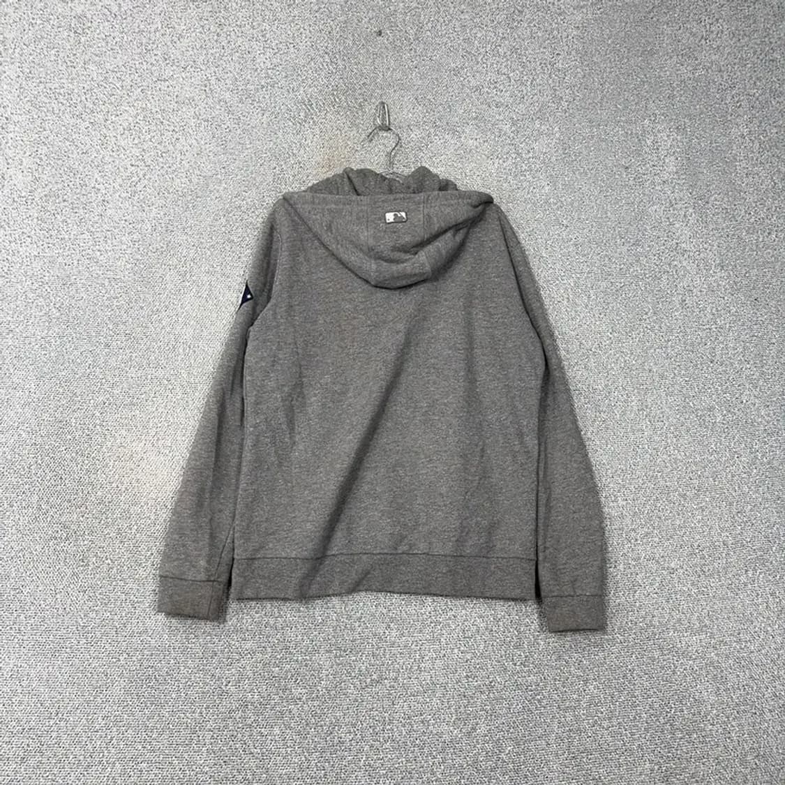 MLB 뉴욕양키즈 로고 그레이 후드집업 L 상품이미지2