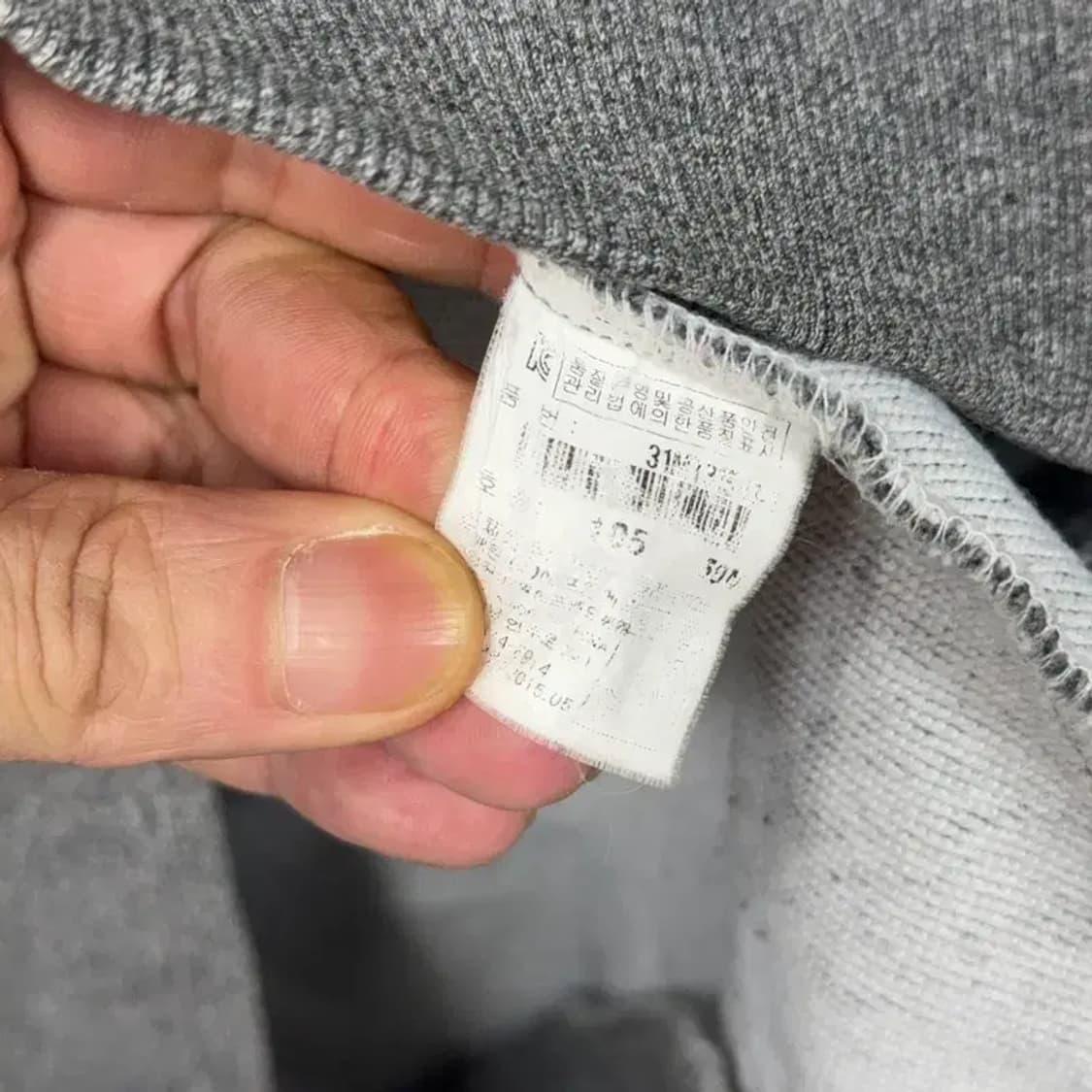 MLB 뉴욕양키즈 로고 그레이 후드집업 L 상품이미지5