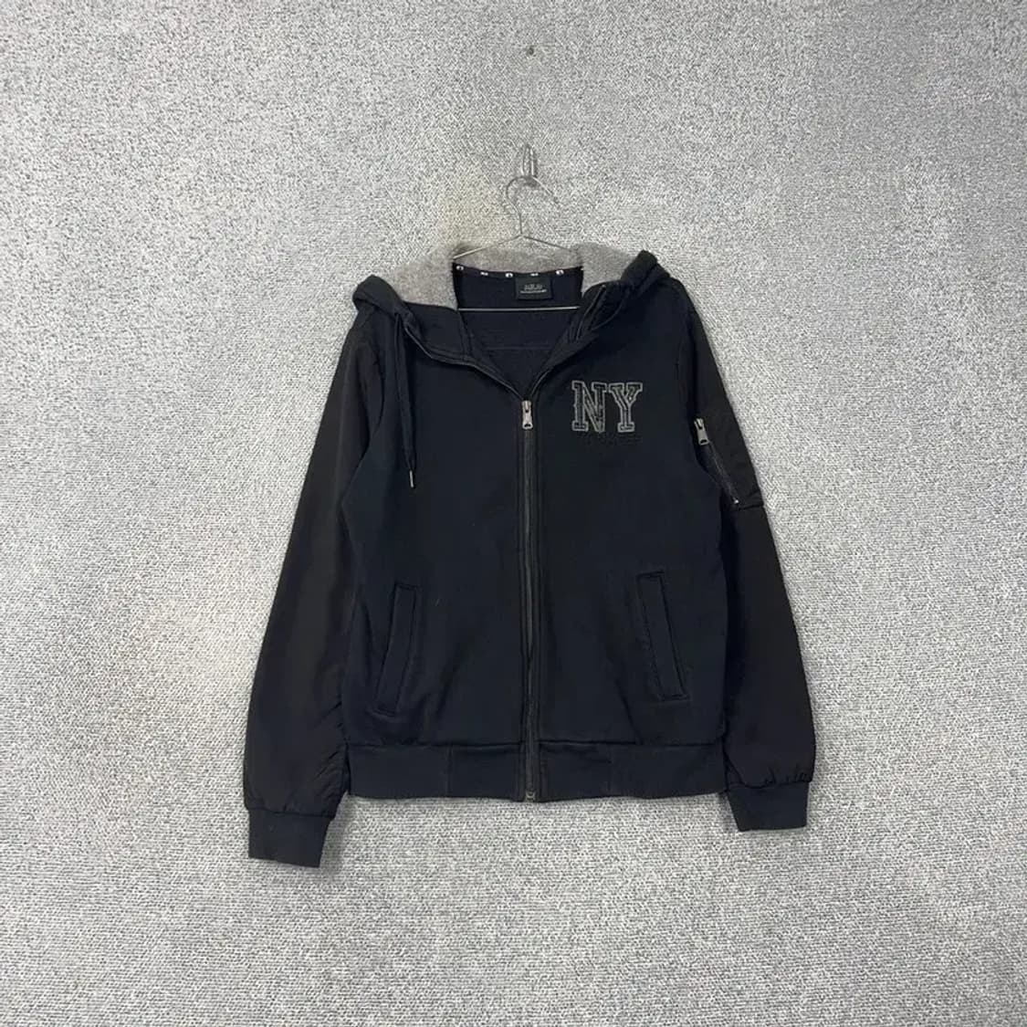 MLB 뉴욕양키즈 자수 로고 후드집업 100 상품이미지1