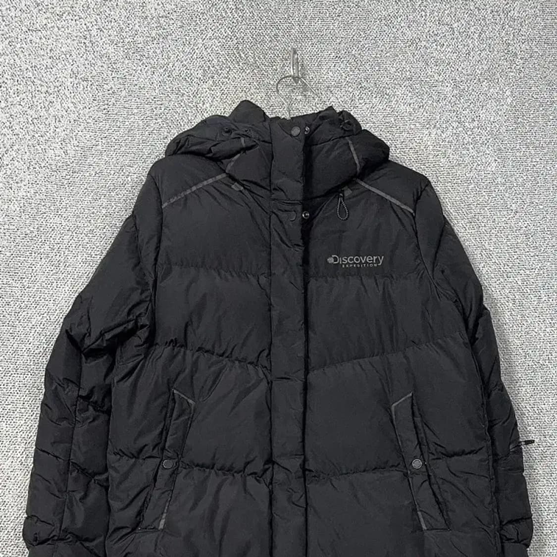 디스커버리 블랙 로고 다운 롱패딩 95 상품이미지3