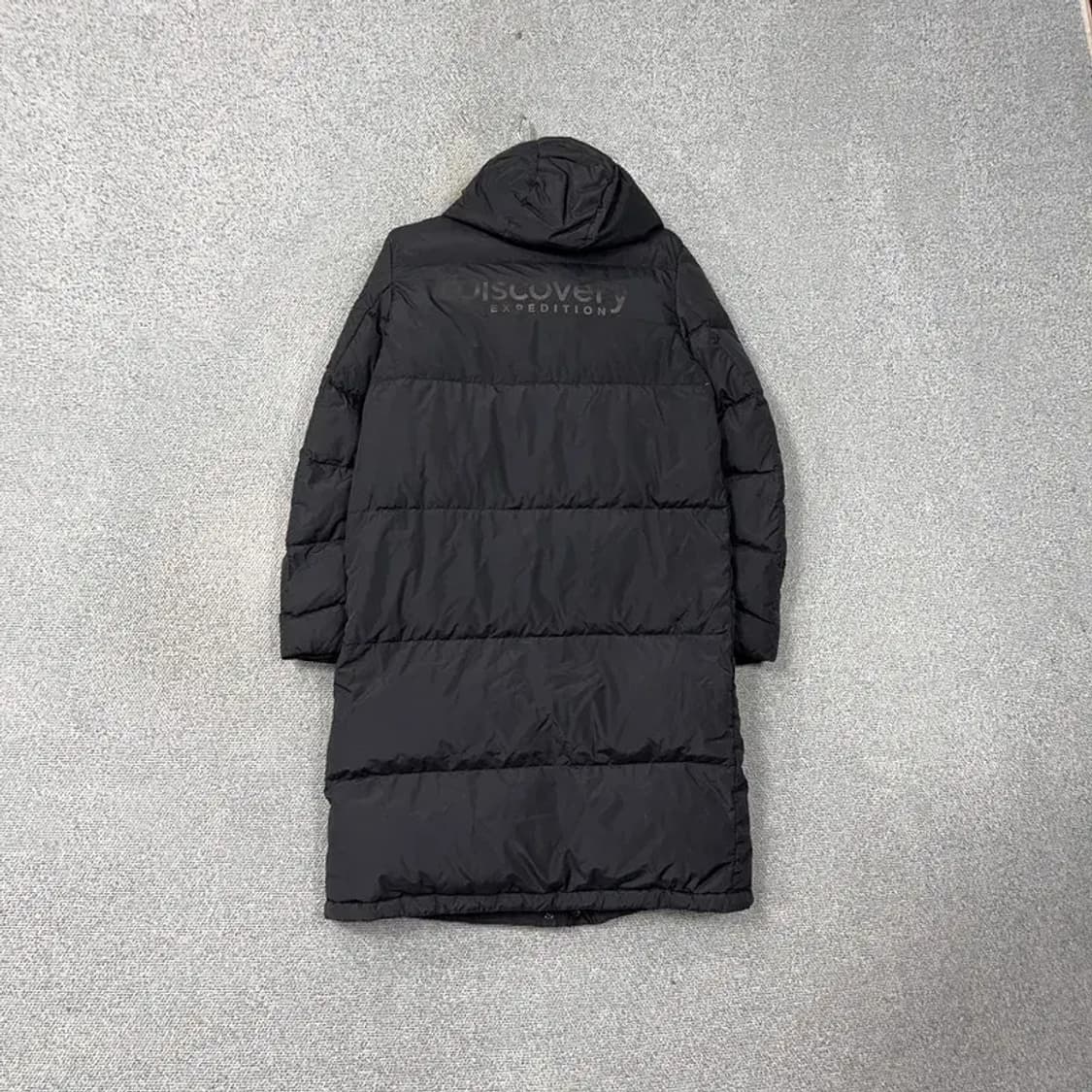 디스커버리 블랙 로고 다운 롱패딩 95 상품이미지6