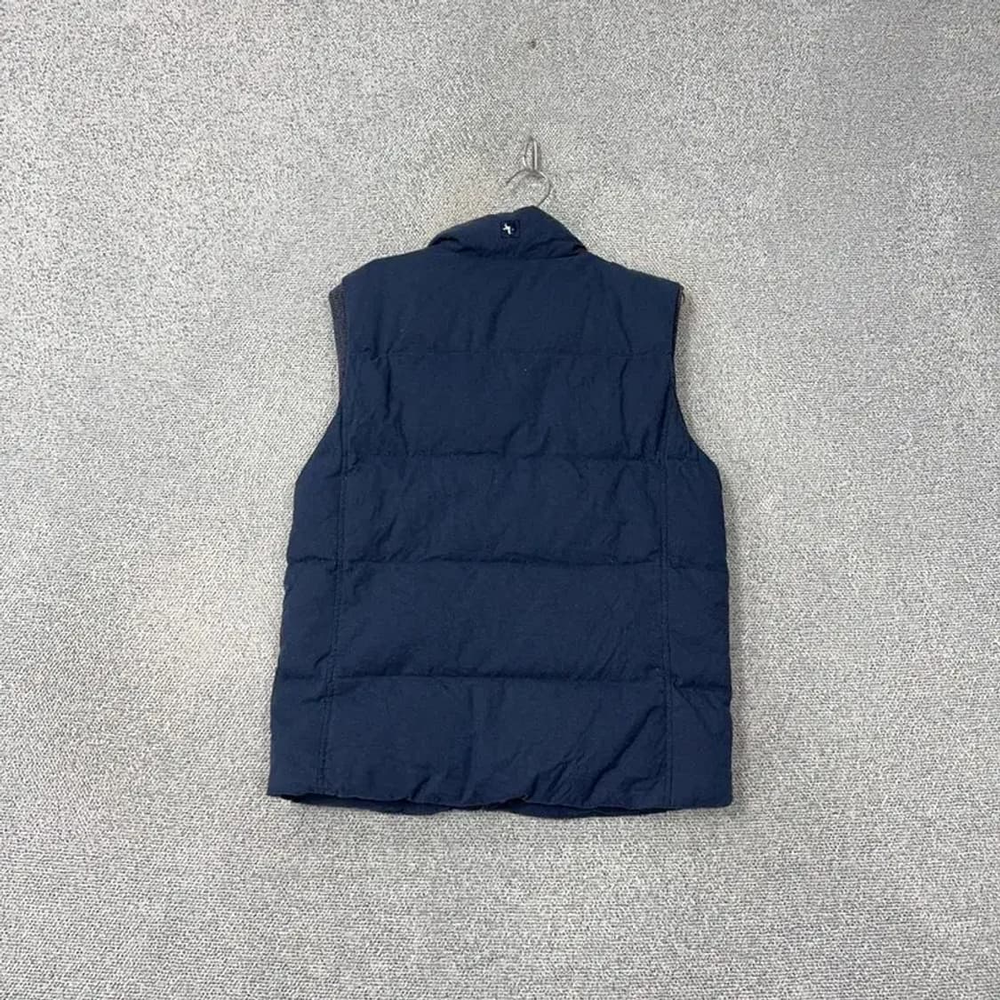 블랙야크 네이비 로고 오리털 덕다운 패딩 조끼 100 상품이미지2
