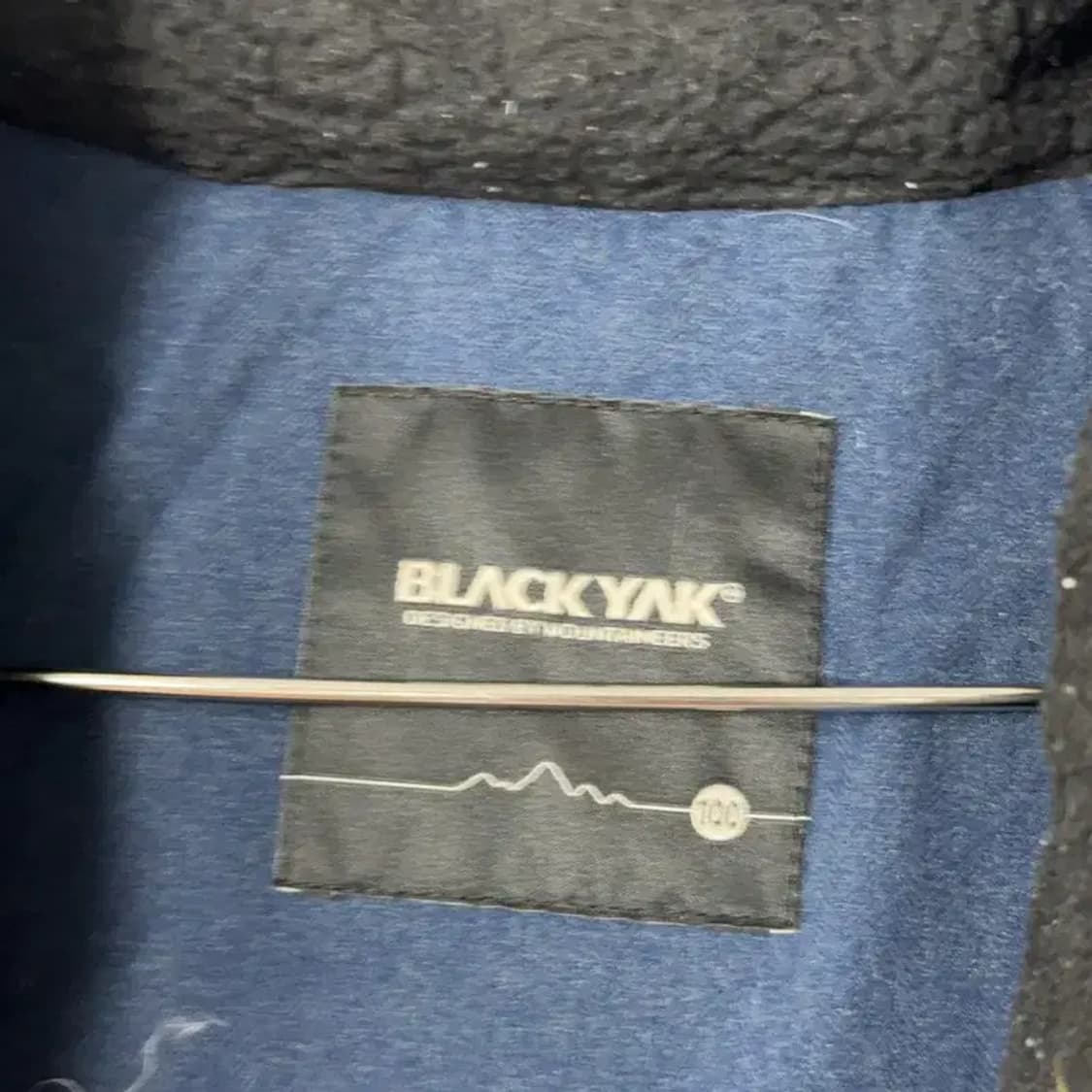 블랙야크 네이비 로고 오리털 덕다운 패딩 조끼 100 상품이미지6