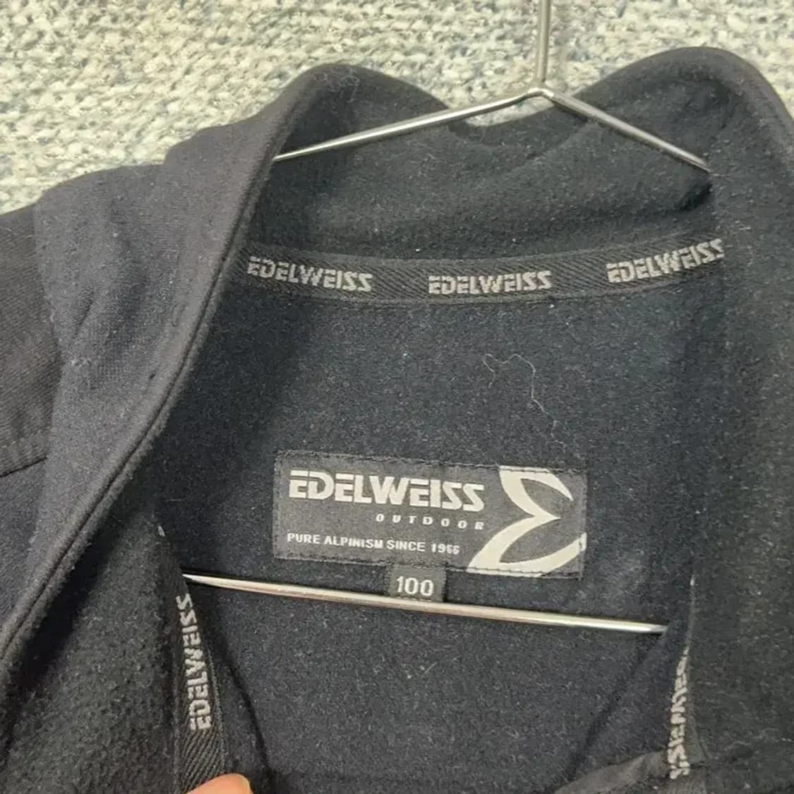 에델바이스 아웃도어 남성 후리스 집업 조끼 100 상품이미지5