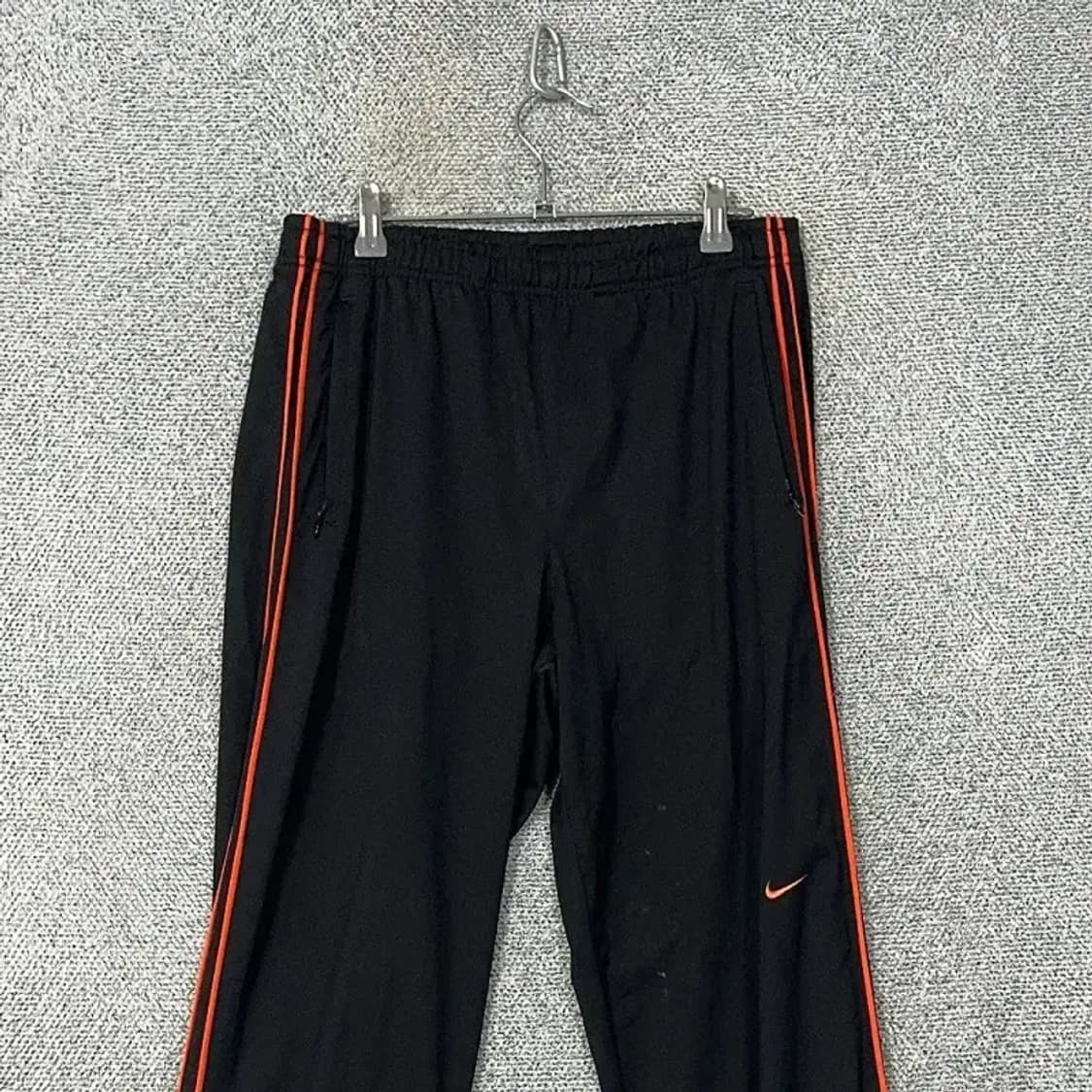 나이키 스우시 오렌지 블랙 팬츠 S 상품이미지3