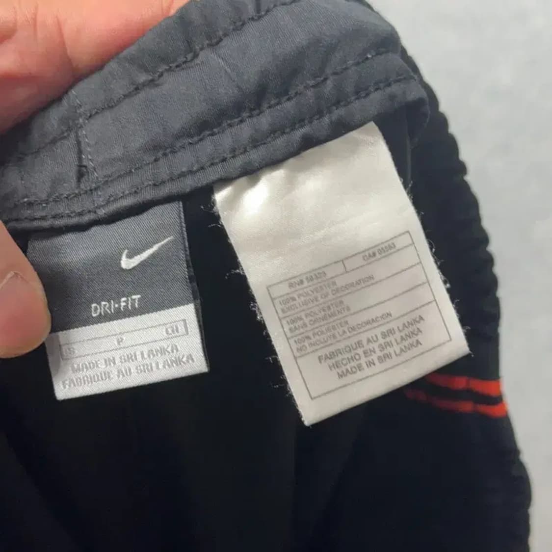 나이키 스우시 오렌지 블랙 팬츠 S 상품이미지5