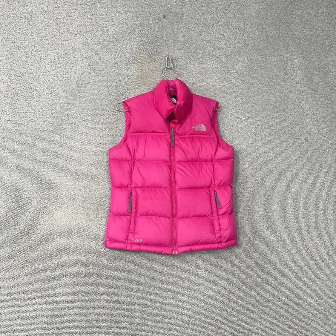 노스페이스 700 눕시 여성 핑크 패딩 조끼 M 상품이미지1