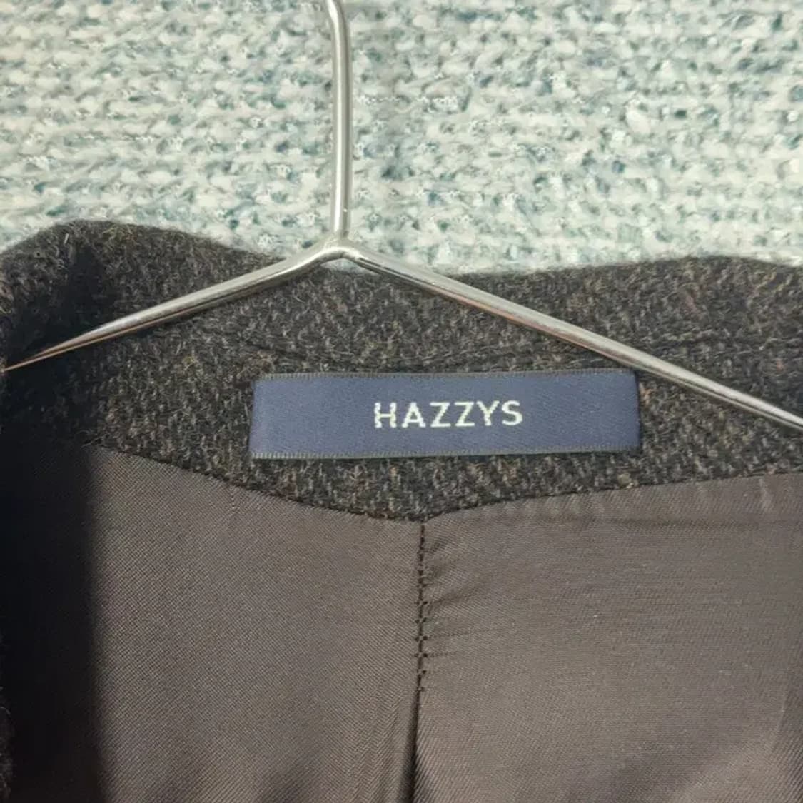 해지스 캐주얼 그레이 울 블레이저 100 상품이미지5