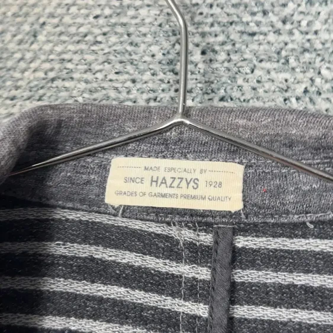 해지스 그레이 캐주얼 투버튼 울 블레이저 자켓 95 상품이미지5