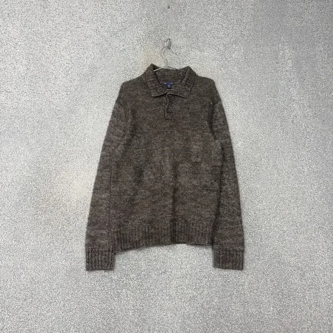 갭 브라운 카라 울 니트 M 상품이미지1