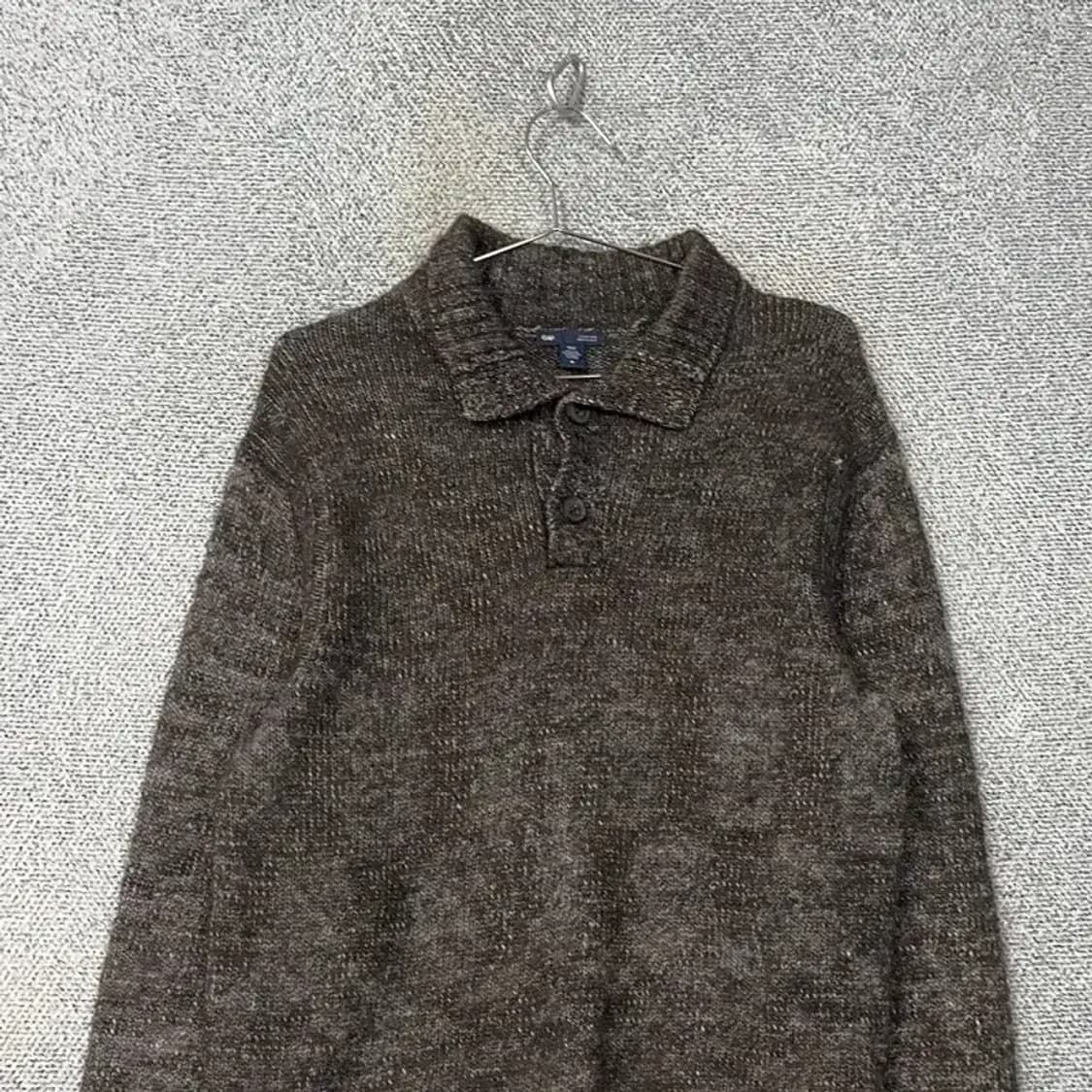 갭 브라운 카라 울 니트 M 상품이미지3