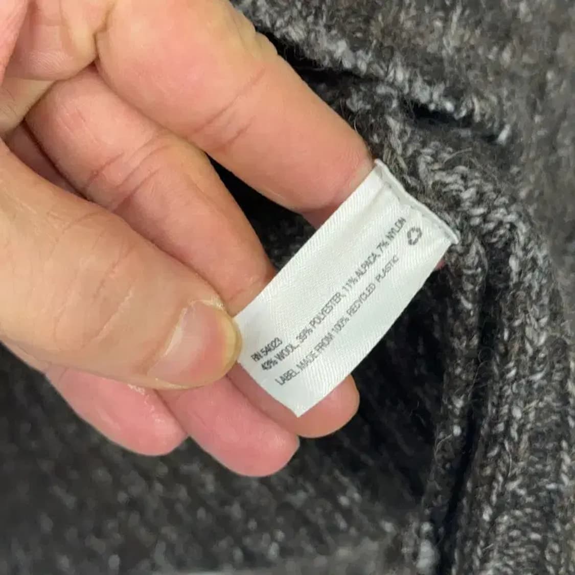 갭 브라운 카라 울 니트 M 상품이미지6