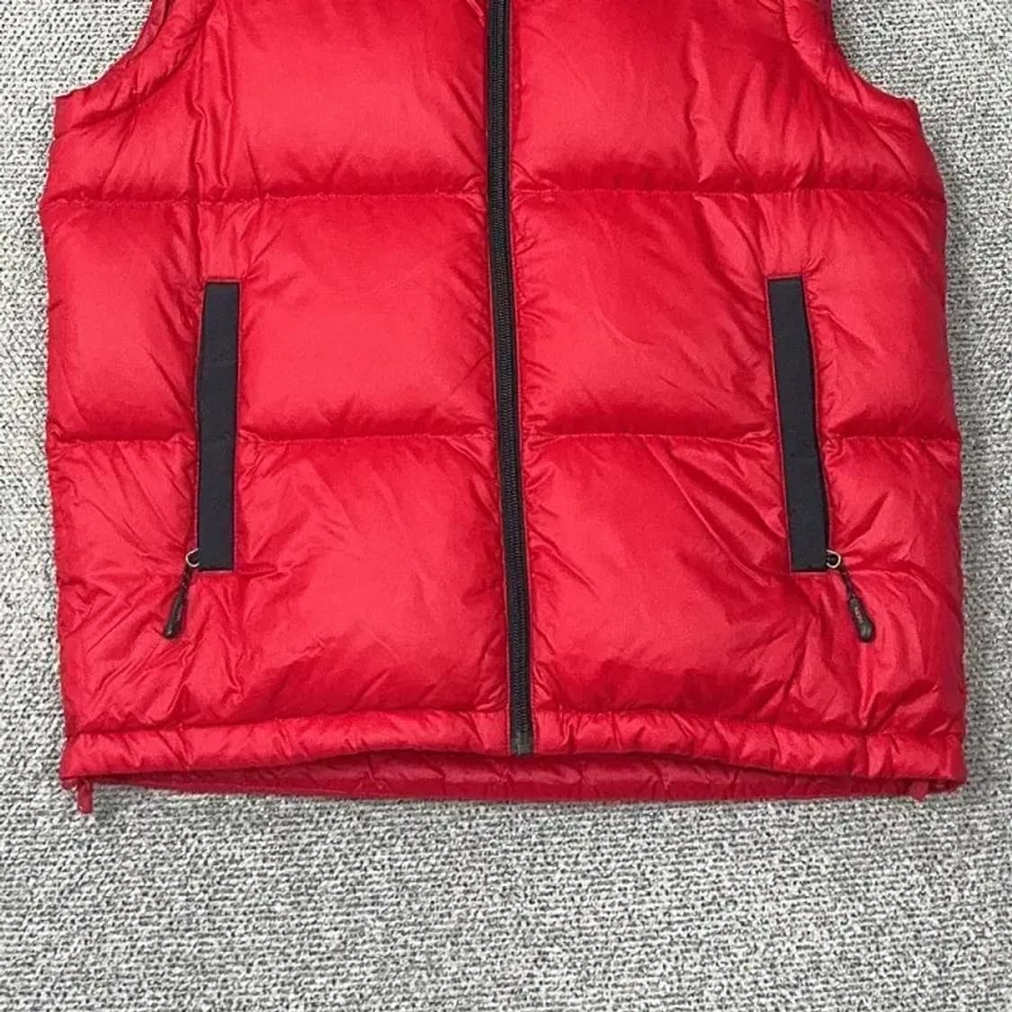 네파 덕다운 레드 패딩 조끼 85 상품이미지4
