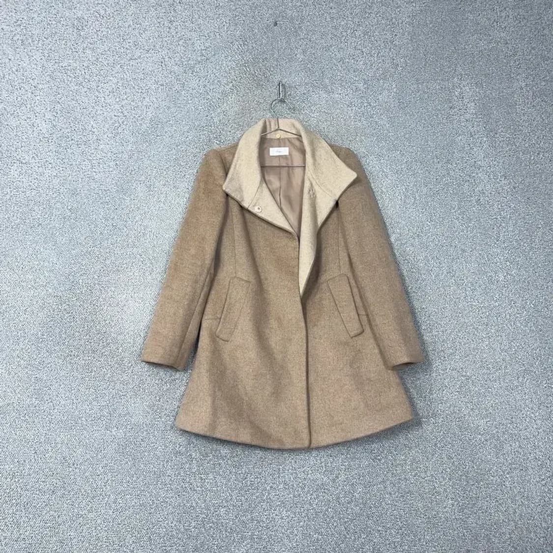 로엠 여성 베이지 울 코트 85-95 상품이미지1