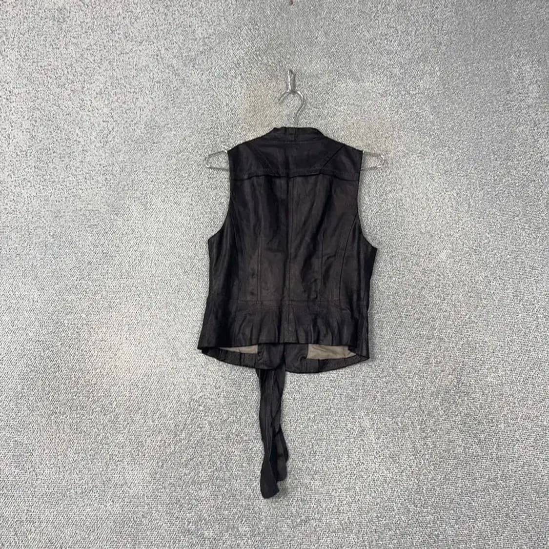 앤클라인 염소가죽 블랙 조끼 88-98-165 상품이미지2