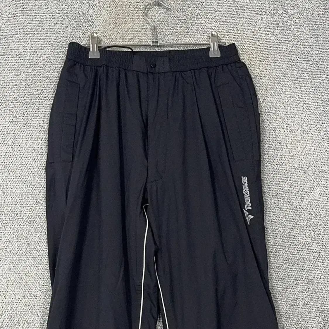 투어스테이지 골프 남성 우븐 블랙 팬츠 M 상품이미지3