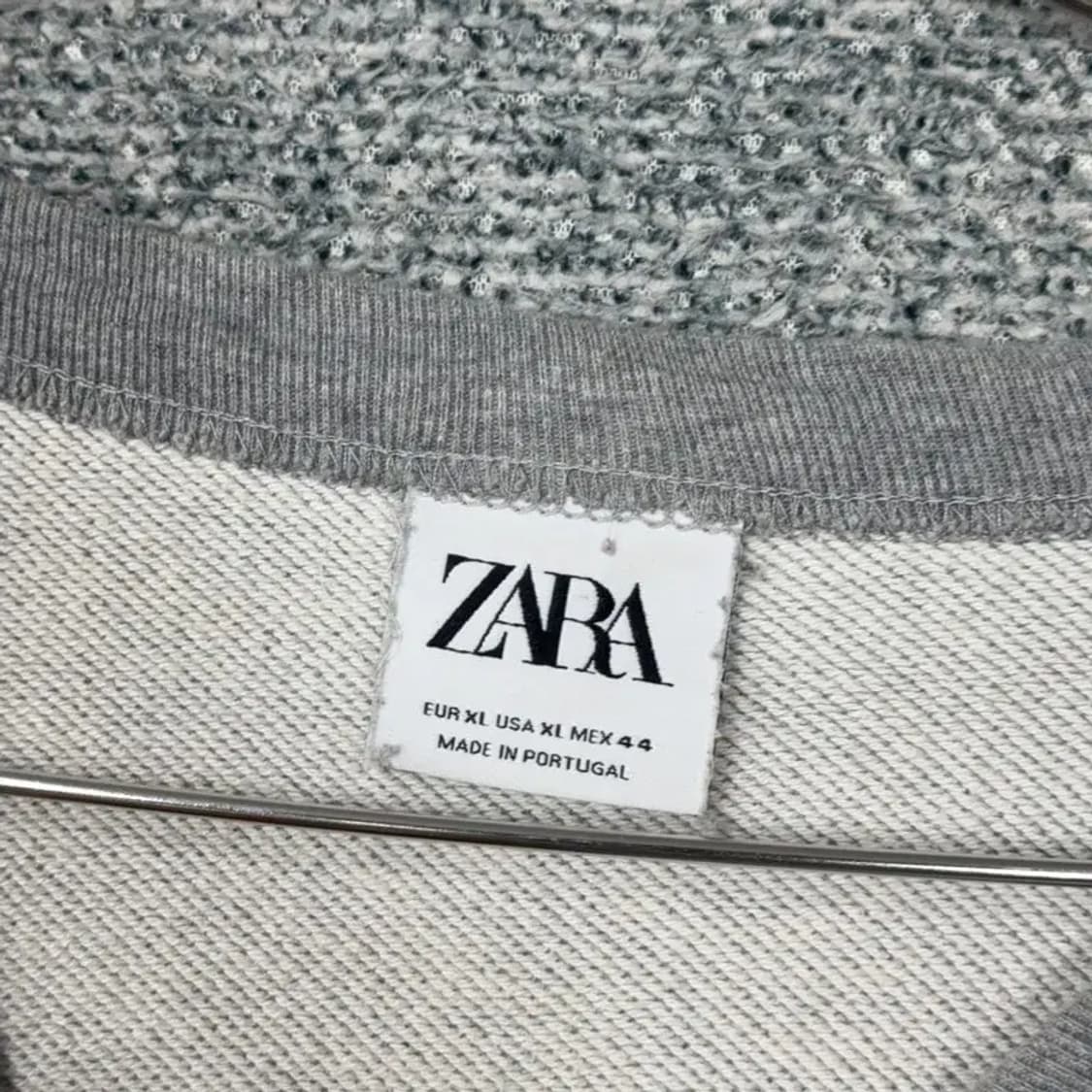 자라 베이직 그레이 맨투맨 XL 상품이미지3
