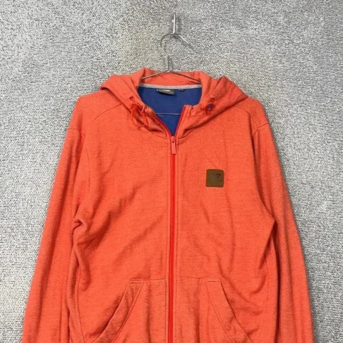 뉴발란스 로고 오렌지 후드집업 95 상품이미지3