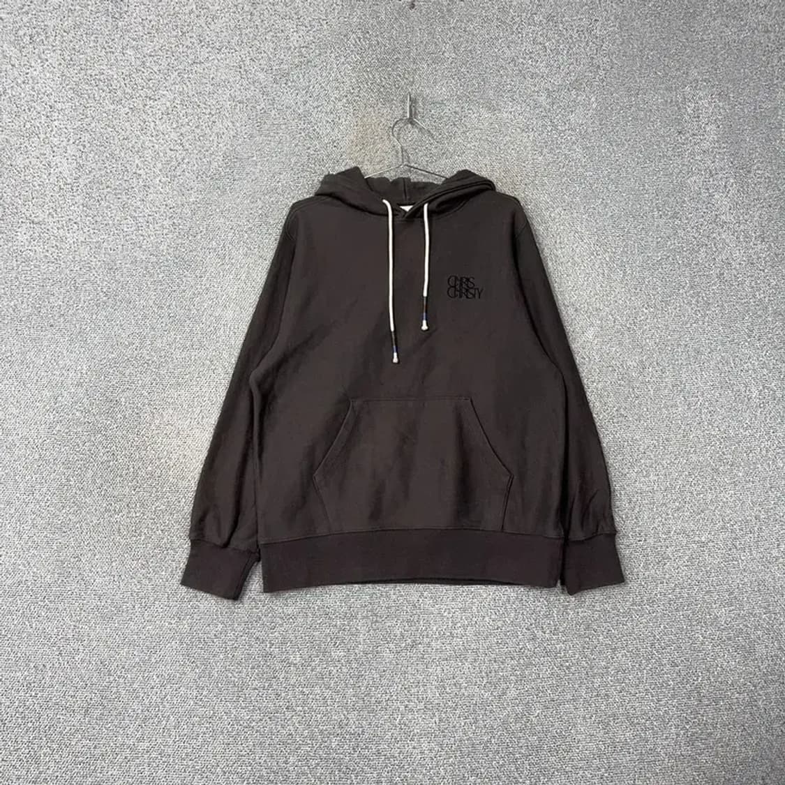 크리스크리스티 로고 브라운 후드티 L 상품이미지1